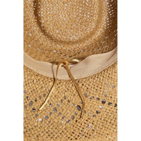 Fame Turquoise and Shell Star Beads Strap Western Straw Hat main image 6